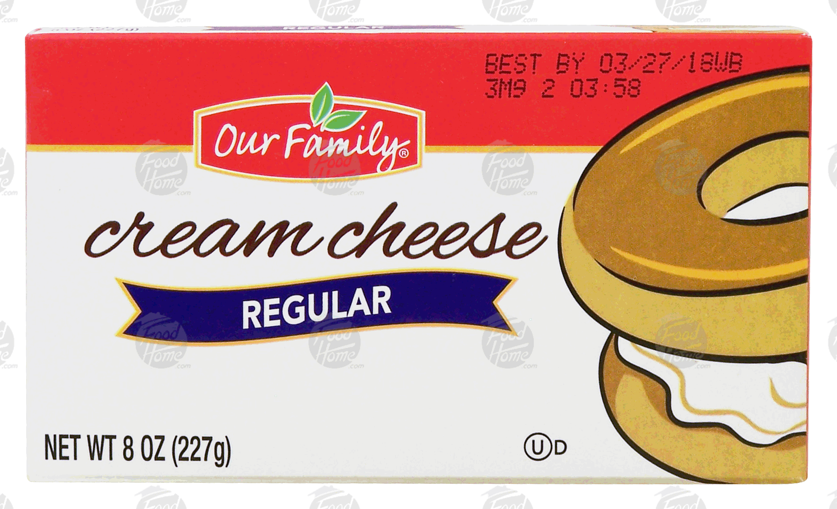 Our Family  cream cheese, regular Full-Size Picture